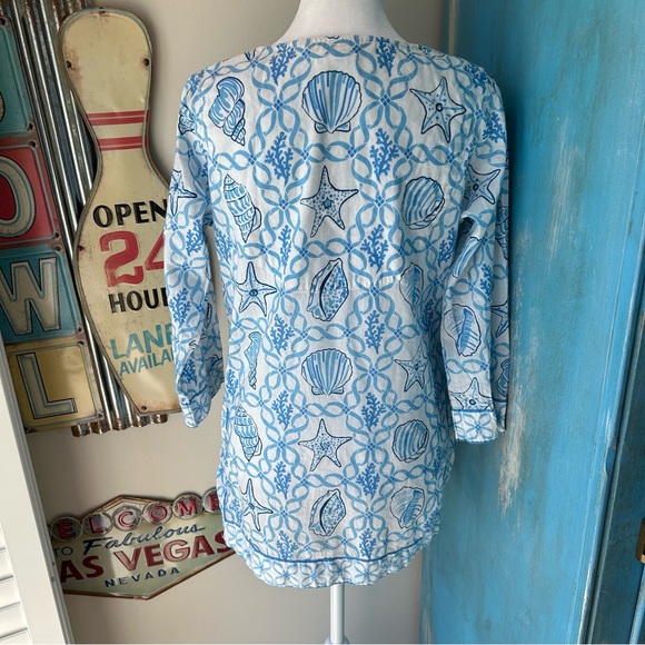 Gretchen Scott Sea Shell Tunic Blouse - Picture 2 of 11
